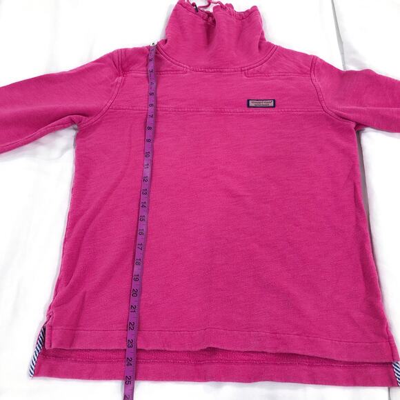 Vineyard Vines Pink Slub Funnel Neck Shep Shirt Pullover - Picture 8 of 10